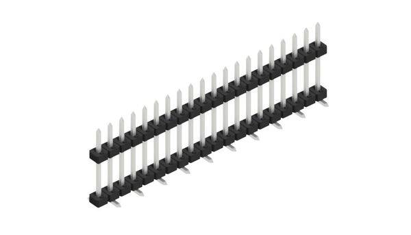 Fischer Elektronik Stiftleiste (Standard) Anzahl Reihen: 1 10137278 10St.