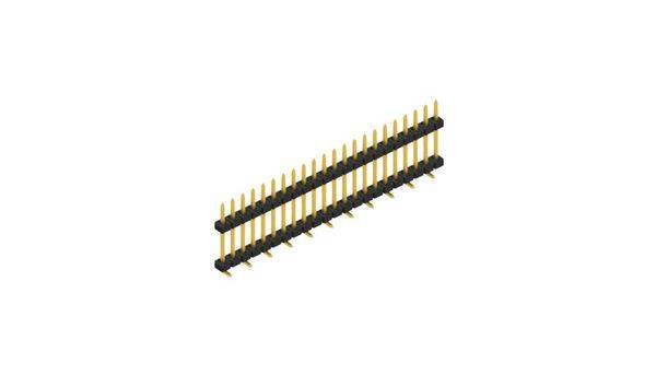 Fischer Elektronik Stiftleiste (Standard) Anzahl Reihen: 1 SLY11SMD09222G 10St.