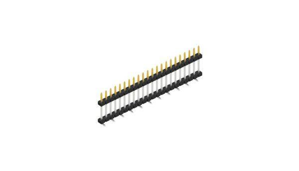 Fischer Elektronik Stiftleiste (Standard) Anzahl Reihen: 1 SLY11SMD09222S 10St.