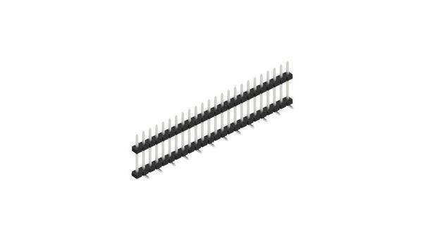 Fischer Elektronik Stiftleiste (Standard) Anzahl Reihen: 1 SLY11SMD09224Z 10St.