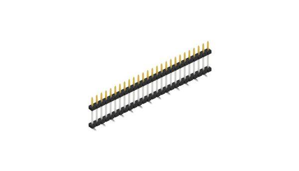 Fischer Elektronik Stiftleiste (Standard) Anzahl Reihen: 1 SLY11SMD09226S 10St.