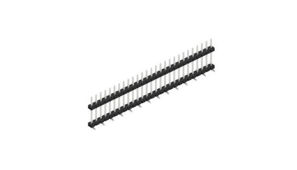 Fischer Elektronik Stiftleiste (Standard) Anzahl Reihen: 1 SLY11SMD09227Z 10St.