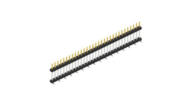 Fischer Elektronik Stiftleiste (Standard) Anzahl Reihen: 1 SLY11SMD09231S 10St.