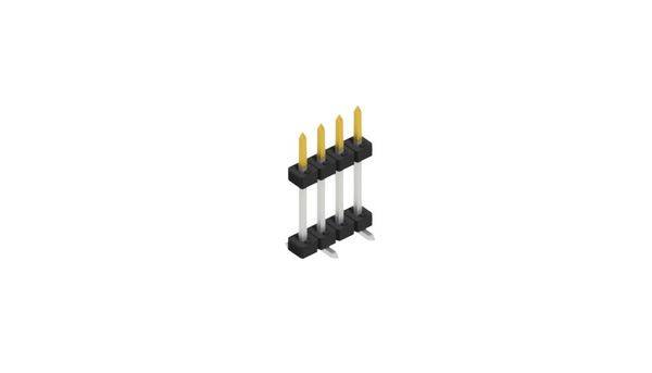 Fischer Elektronik Stiftleiste (Standard) Anzahl Reihen: 1 SLY11SMD0924S 10St.