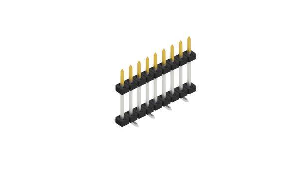 Fischer Elektronik Stiftleiste (Standard) Anzahl Reihen: 1 SLY11SMD0929S 10St.