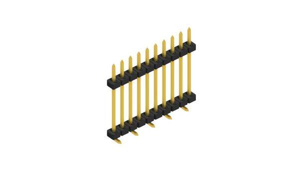 Fischer Elektronik Stiftleiste (Standard) Anzahl Reihen: 1 SLY11SMD13310G 10St.