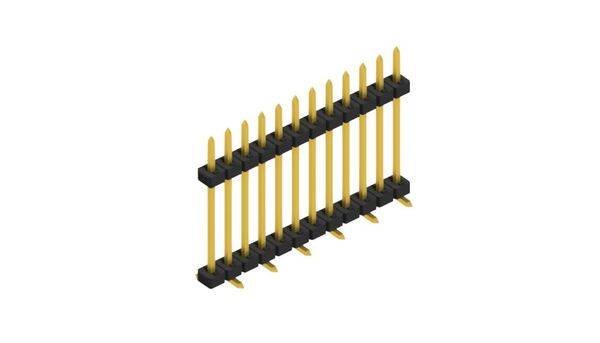 Fischer Elektronik Stiftleiste (Standard) Anzahl Reihen: 1 SLY11SMD13312G 10St.
