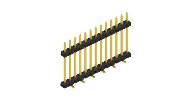 Fischer Elektronik Stiftleiste (Standard) Anzahl Reihen: 1 SLY11SMD13313G 10St.