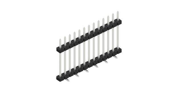 Fischer Elektronik Stiftleiste (Standard) Anzahl Reihen: 1 SLY11SMD13313Z 10St.