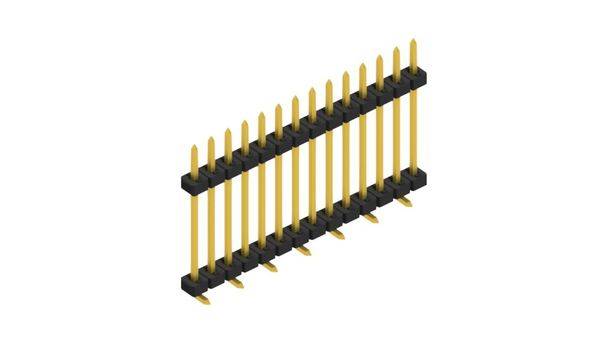 Fischer Elektronik Stiftleiste (Standard) Anzahl Reihen: 1 SLY11SMD13314G 10St.