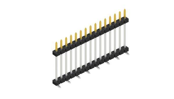 Fischer Elektronik Stiftleiste (Standard) Anzahl Reihen: 1 SLY11SMD13315S 10St.
