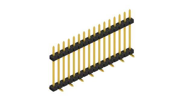 Fischer Elektronik Stiftleiste (Standard) Anzahl Reihen: 1 SLY11SMD13316G 10St.