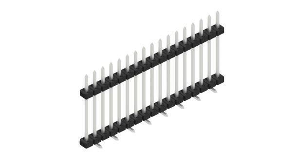 Fischer Elektronik Stiftleiste (Standard) Anzahl Reihen: 1 SLY11SMD13317Z 10St.