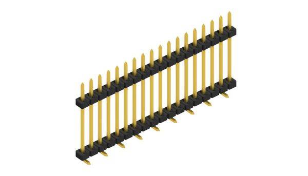 Fischer Elektronik Stiftleiste (Standard) Anzahl Reihen: 1 SLY11SMD13318G 10St.