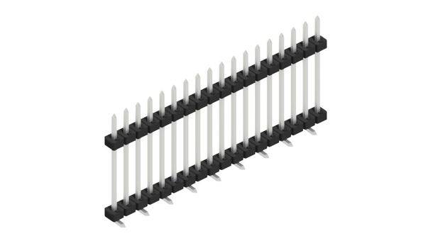 Fischer Elektronik Stiftleiste (Standard) Anzahl Reihen: 1 SLY11SMD13318Z 10St.