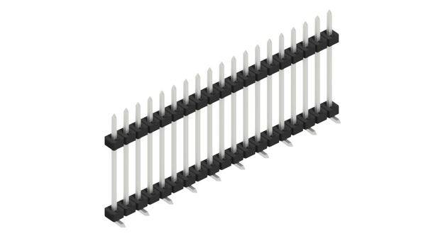 Fischer Elektronik Stiftleiste (Standard) Anzahl Reihen: 1 SLY11SMD13319Z 10St.