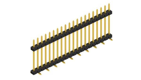 Fischer Elektronik Stiftleiste (Standard) Anzahl Reihen: 1 10137283 10St.