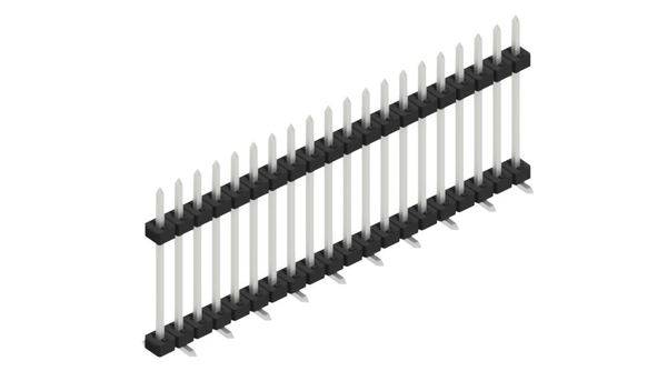 Fischer Elektronik Stiftleiste (Standard) Anzahl Reihen: 1 10137279 10St.