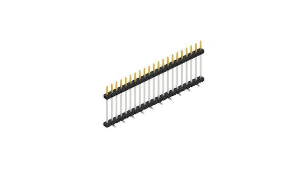 Fischer Elektronik Stiftleiste (Standard) Anzahl Reihen: 1 SLY11SMD13321S 10St.