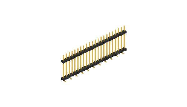 Fischer Elektronik Stiftleiste (Standard) Anzahl Reihen: 1 SLY11SMD13322G 10St.