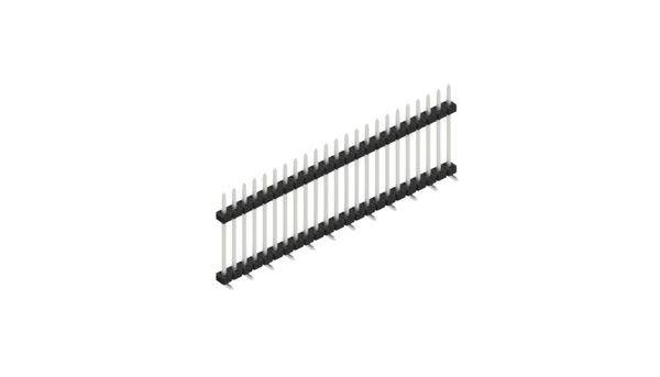 Fischer Elektronik Stiftleiste (Standard) Anzahl Reihen: 1 SLY11SMD13323Z 10St.