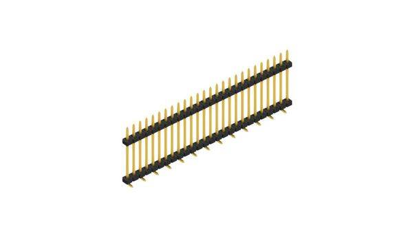 Fischer Elektronik Stiftleiste (Standard) Anzahl Reihen: 1 SLY11SMD13326G 10St.
