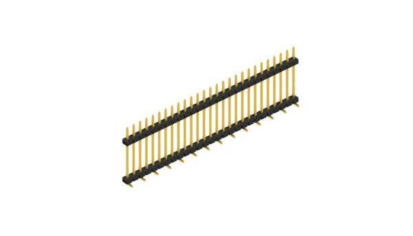Fischer Elektronik Stiftleiste (Standard) Anzahl Reihen: 1 SLY11SMD13327G 10St.