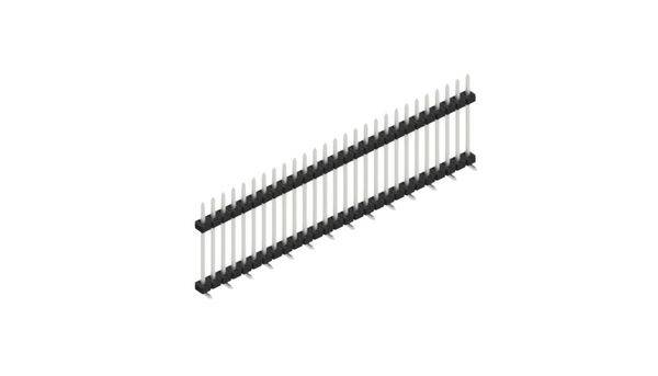 Fischer Elektronik Stiftleiste (Standard) Anzahl Reihen: 1 SLY11SMD13327Z 10St.