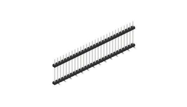 Fischer Elektronik Stiftleiste (Standard) Anzahl Reihen: 1 SLY11SMD13328Z 10St.