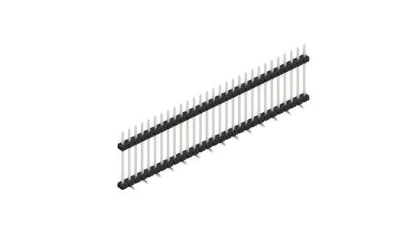 Fischer Elektronik Stiftleiste (Standard) Anzahl Reihen: 1 SLY11SMD13329Z 10St.