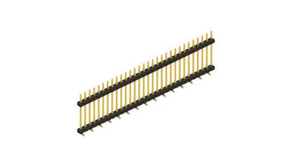 Fischer Elektronik Stiftleiste (Standard) Anzahl Reihen: 1 SLY11SMD13330G 10St.