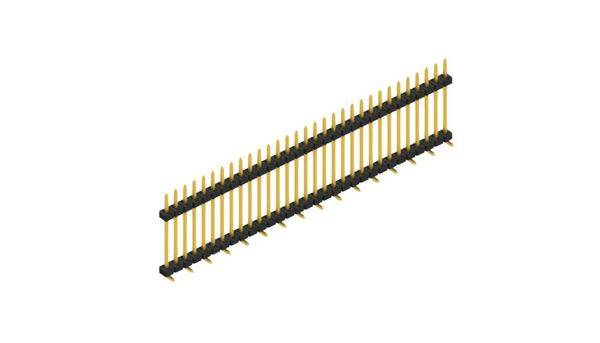 Fischer Elektronik Stiftleiste (Standard) Anzahl Reihen: 1 SLY11SMD13331G 10St.