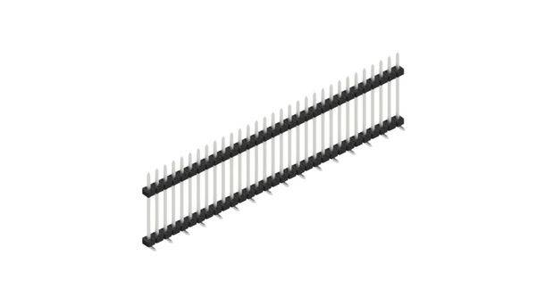 Fischer Elektronik Stiftleiste (Standard) Anzahl Reihen: 1 SLY11SMD13331Z 10St.