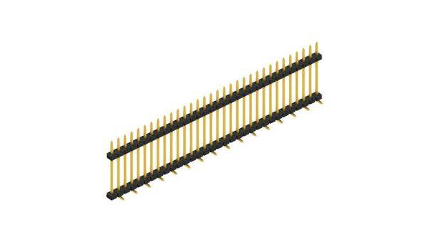 Fischer Elektronik Stiftleiste (Standard) Anzahl Reihen: 1 SLY11SMD13332G 10St.
