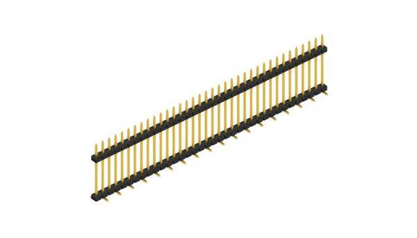 Fischer Elektronik Stiftleiste (Standard) Anzahl Reihen: 1 SLY11SMD13336G 10St.