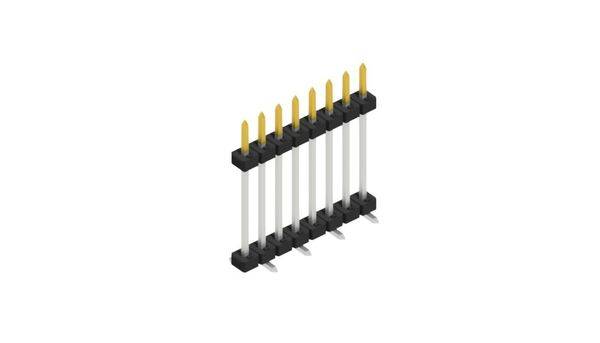 Fischer Elektronik Stiftleiste (Standard) Anzahl Reihen: 1 SLY11SMD1338S 10St.