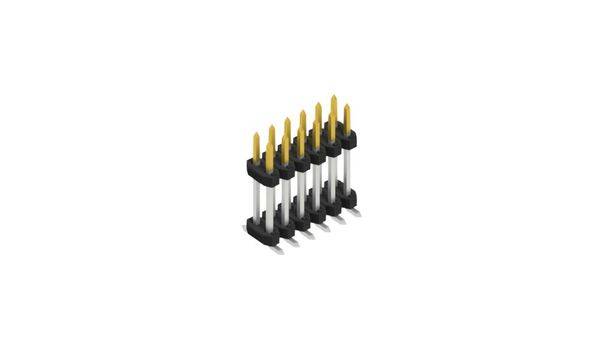 Fischer Elektronik Stiftleiste (Standard) Anzahl Reihen: 2 SLY12SMD09212S 10St.