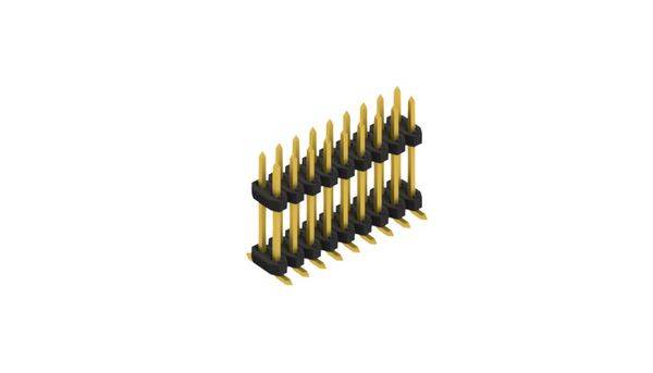 Fischer Elektronik Stiftleiste (Standard) Anzahl Reihen: 2 SLY12SMD09218G 10St.