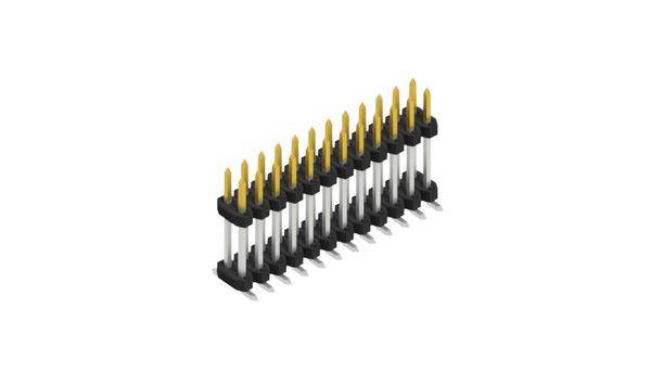 Fischer Elektronik Stiftleiste (Standard) Anzahl Reihen: 2 SLY12SMD09224S 10St.