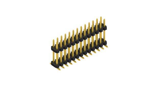 Fischer Elektronik Stiftleiste (Standard) Anzahl Reihen: 2 SLY12SMD09226G 10St.