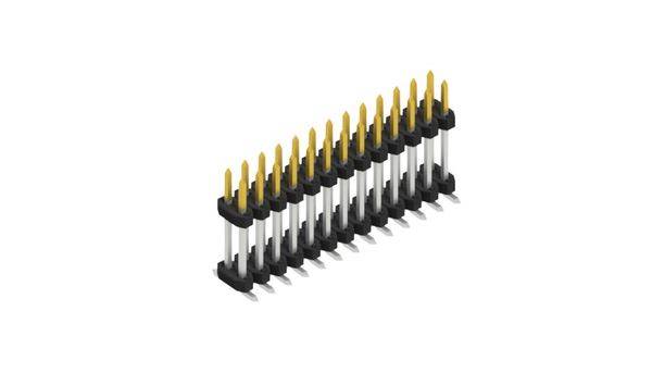 Fischer Elektronik Stiftleiste (Standard) Anzahl Reihen: 2 SLY12SMD09226S 10St.