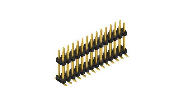 Fischer Elektronik Stiftleiste (Standard) Anzahl Reihen: 2 SLY12SMD09228G 10St.