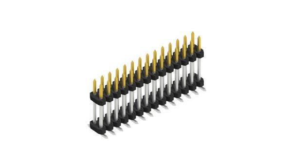 Fischer Elektronik Stiftleiste (Standard) Anzahl Reihen: 2 SLY12SMD09228S 10St.