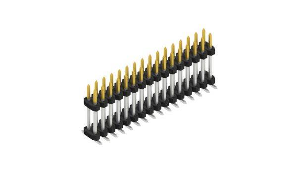 Fischer Elektronik Stiftleiste (Standard) Anzahl Reihen: 2 SLY12SMD09232S 10St.