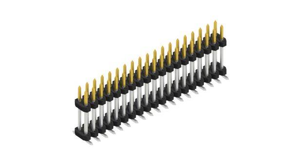 Fischer Elektronik Stiftleiste (Standard) Anzahl Reihen: 2 SLY12SMD09238S 10St.