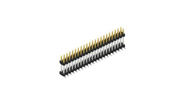 Fischer Elektronik Stiftleiste (Standard) Anzahl Reihen: 2 SLY12SMD09244S 10St.