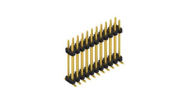 Fischer Elektronik Stiftleiste (Standard) Anzahl Reihen: 2 SLY12SMD13322G 10St.