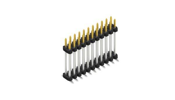 Fischer Elektronik Stiftleiste (Standard) Anzahl Reihen: 2 SLY12SMD13322S 10St.