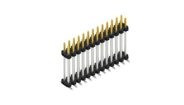 Fischer Elektronik Stiftleiste (Standard) Anzahl Reihen: 2 SLY12SMD13326S 10St.