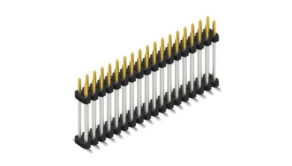 Fischer Elektronik Stiftleiste (Standard) Anzahl Reihen: 2 SLY12SMD13336S 10St.